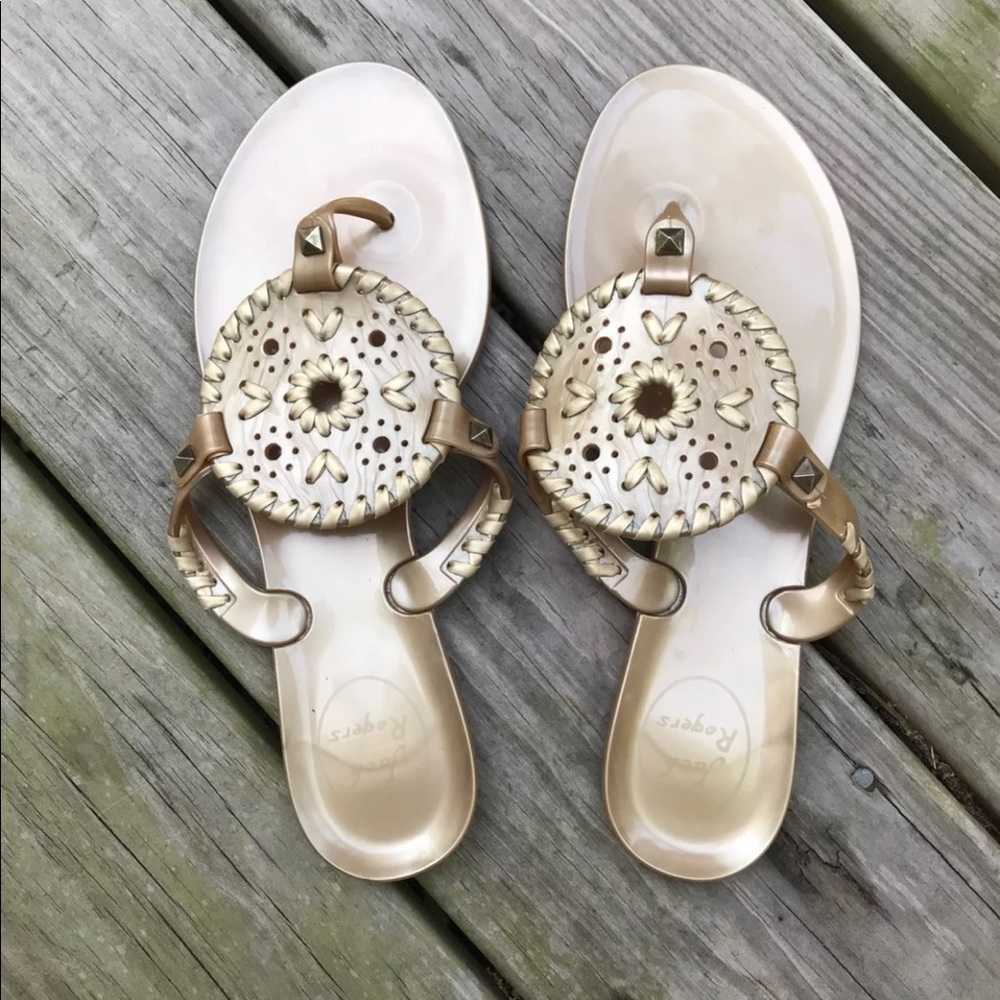 👣 Jack Rogers Georgica Jelly Sandal Size 7